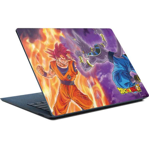 Dragon Ball Super Goku vs Beerus Surface Laptop Skin